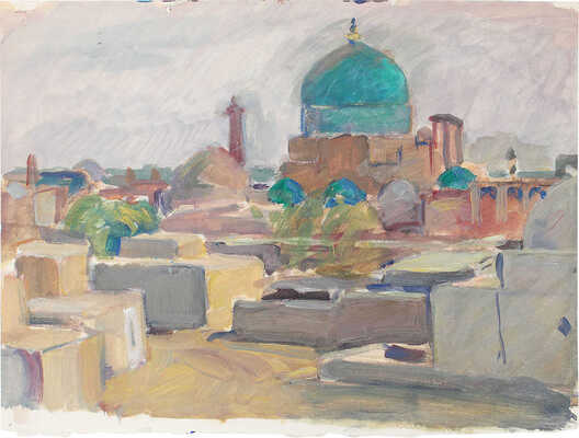 Лянглебен Моисей Вольфович. Вид на Хиву